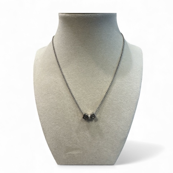 💫Dior Silvertone Necklace Live Listing As Is Final Sale 💫 - Picture 2 of 4